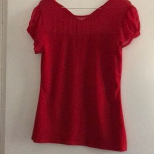Express red blouse- New with no tags
